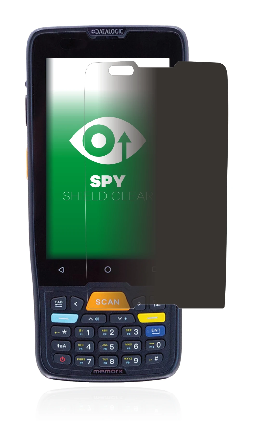Abbildung des Geräts Datalogic Memor K mit einer Vielzahl des Displayschutzes.