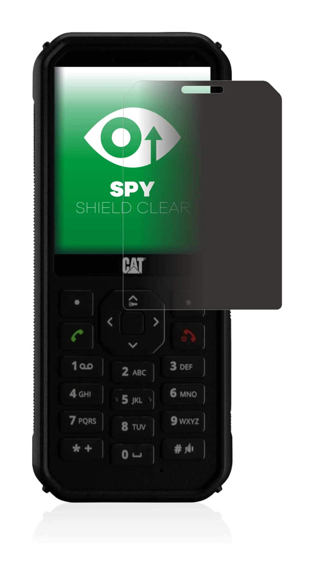 Abbildung des Geräts Caterpillar Cat B40 mit einer Vielzahl des Displayschutzes.