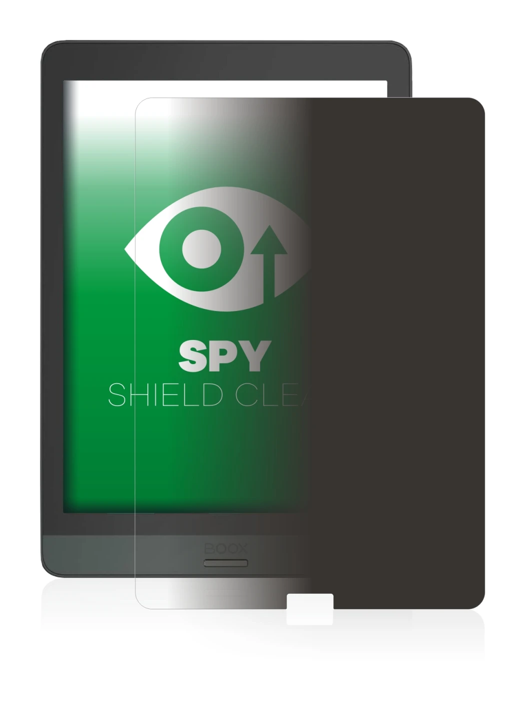 Abbildung des Geräts Boox Nova 3 mit einer Vielzahl des Displayschutzes.