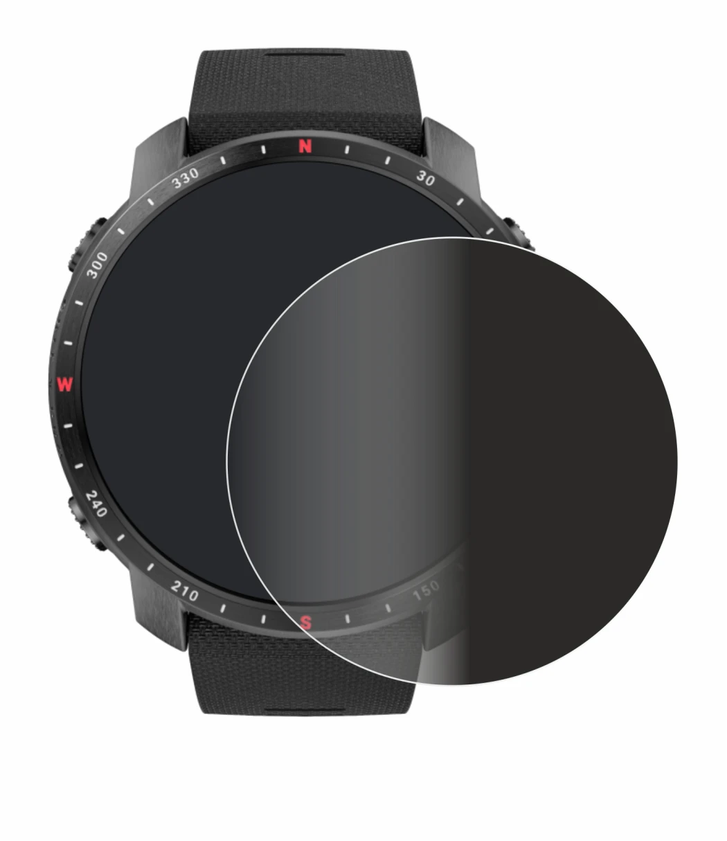 Abbildung des Geräts Polar Grit X Pro mit einer Vielzahl des Displayschutzes.