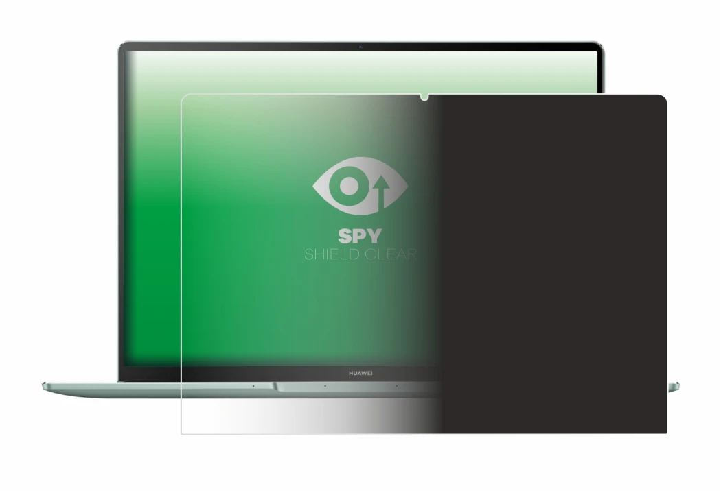 Abbildung des Geräts Huawei MateBook 14s mit einer Vielzahl des Displayschutzes.