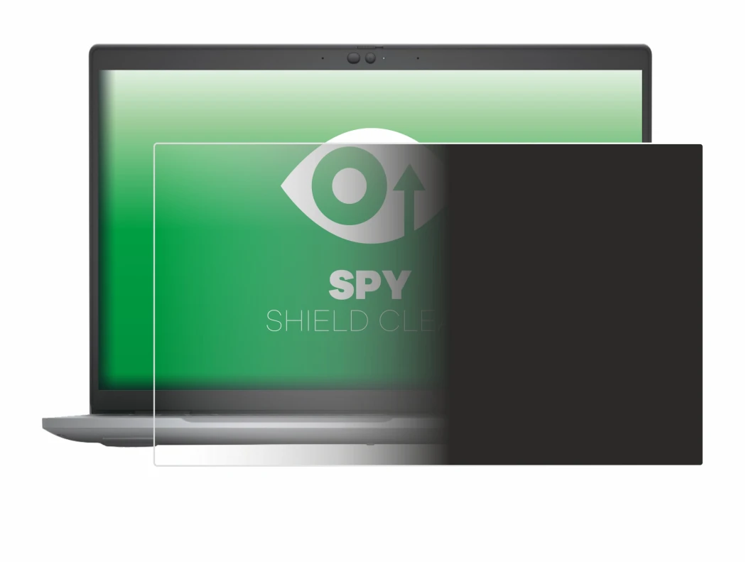 Abbildung des Geräts Dell Latitude 5520 mit einer Vielzahl des Displayschutzes.