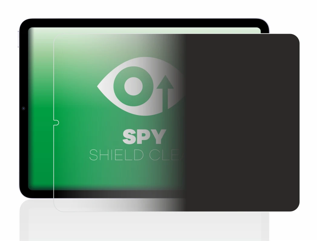 Abbildung des Geräts Apple iPad Air 5 2022 (5. Gen.) mit einer Vielzahl des Displayschutzes.