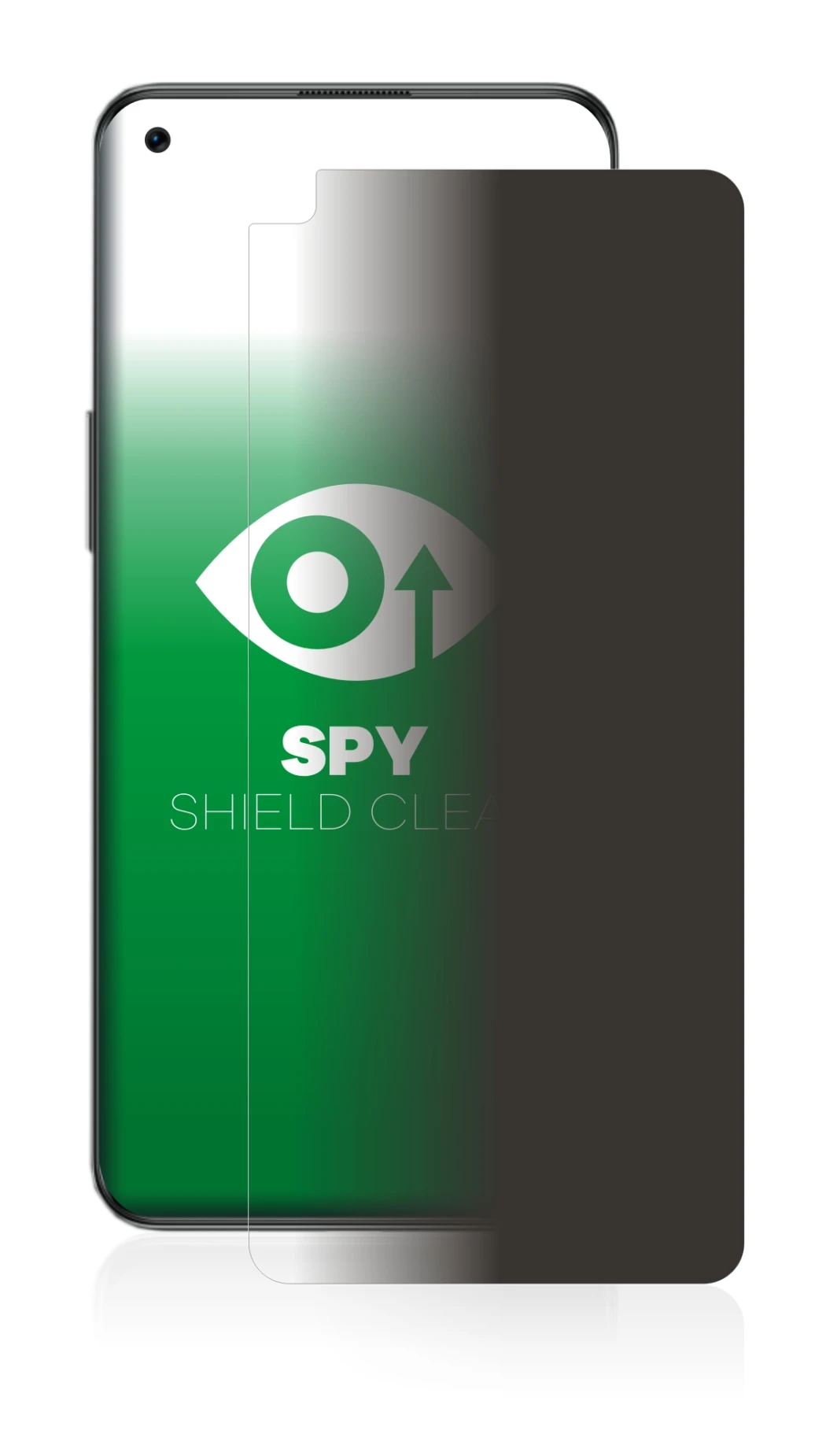 Abbildung des Geräts OnePlus Nord 2T 5G mit einer Vielzahl des Displayschutzes.