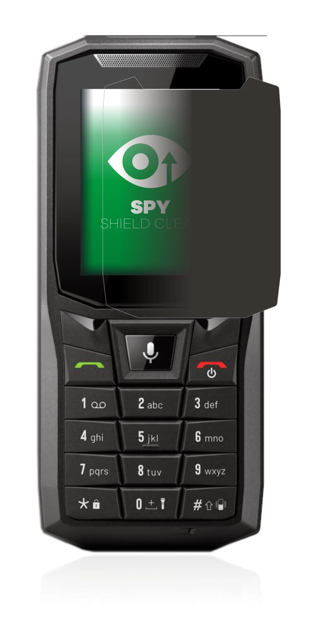 Abbildung des Geräts Crosscall Core-S4 mit einer Vielzahl des Displayschutzes.