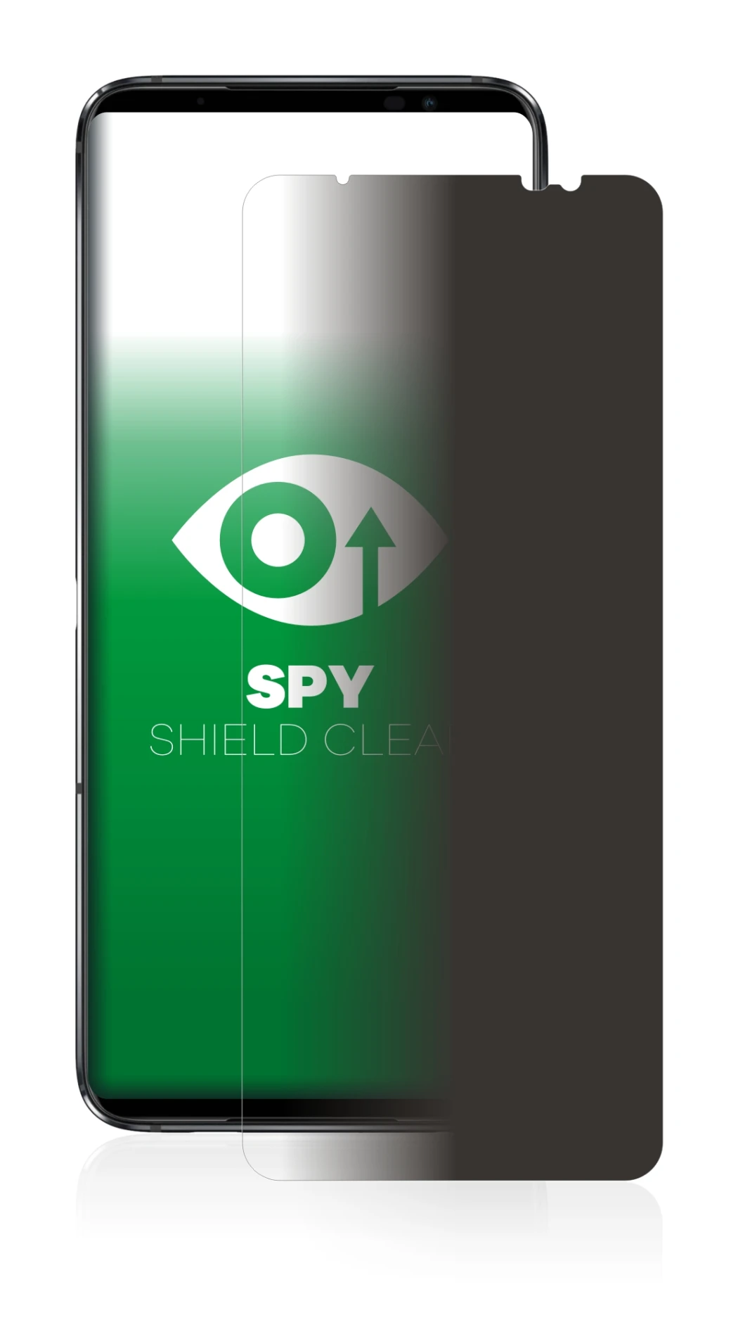 Abbildung des Geräts ASUS ROG Phone 6 mit einer Vielzahl des Displayschutzes.