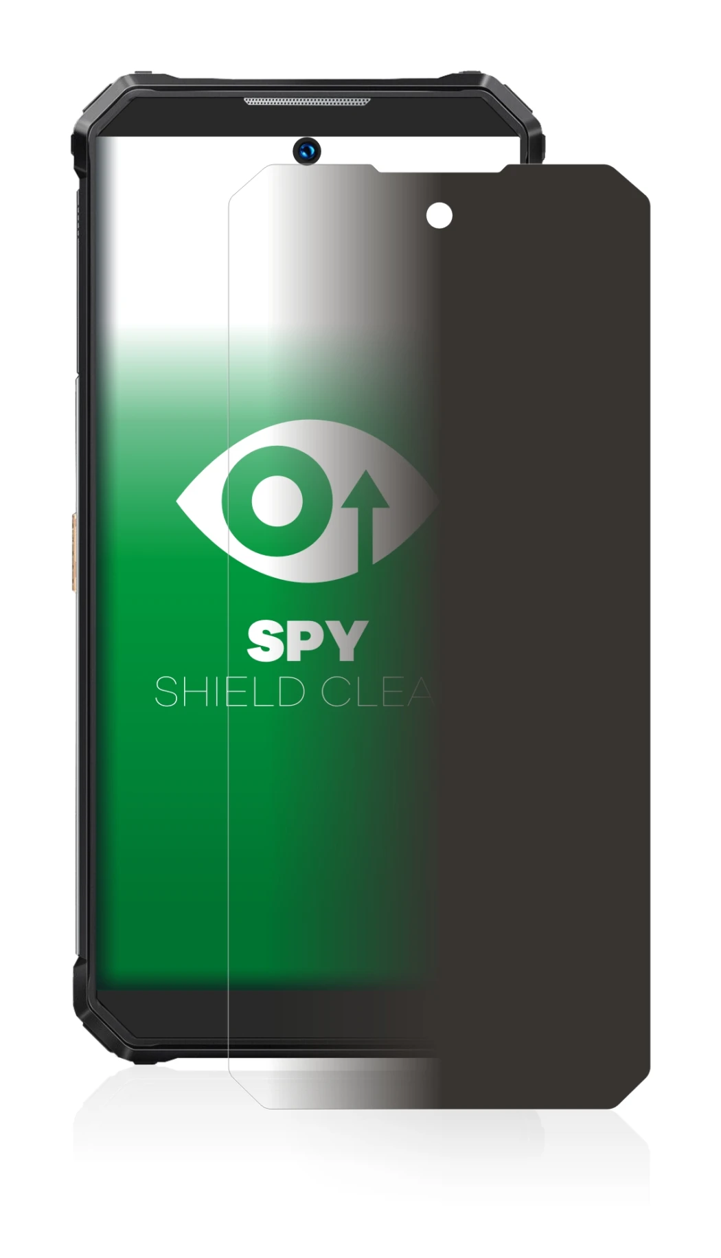 Abbildung des Geräts Oukitel WP19 mit einer Vielzahl des Displayschutzes.