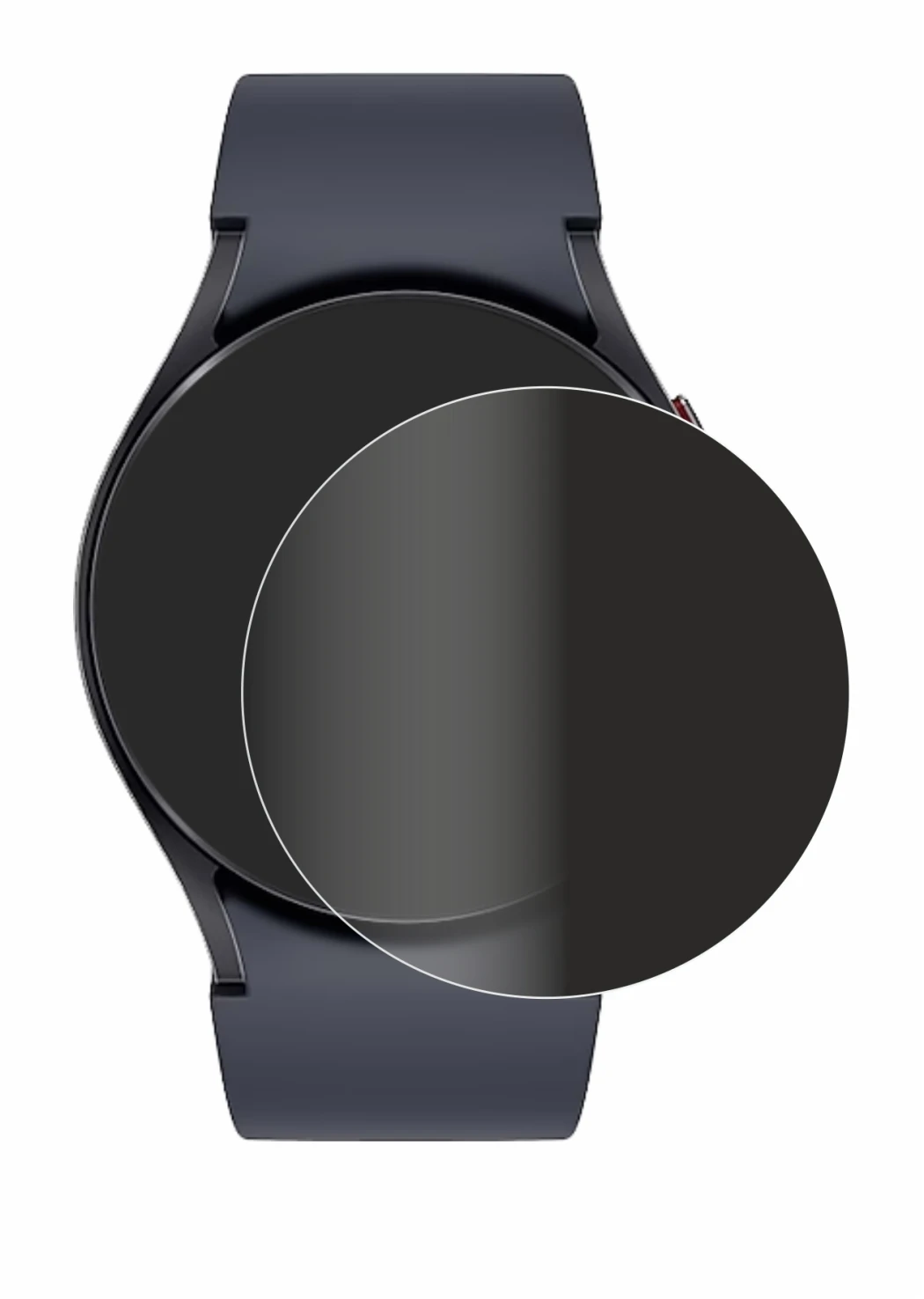 Abbildung des Geräts Samsung Galaxy Watch 6 (40 mm) mit einer Vielzahl des Displayschutzes.