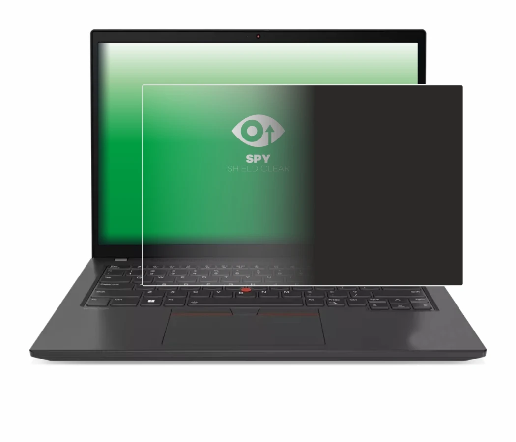 Abbildung des Geräts Lenovo ThinkPad P14s Gen 4 mit einer Vielzahl des Displayschutzes.