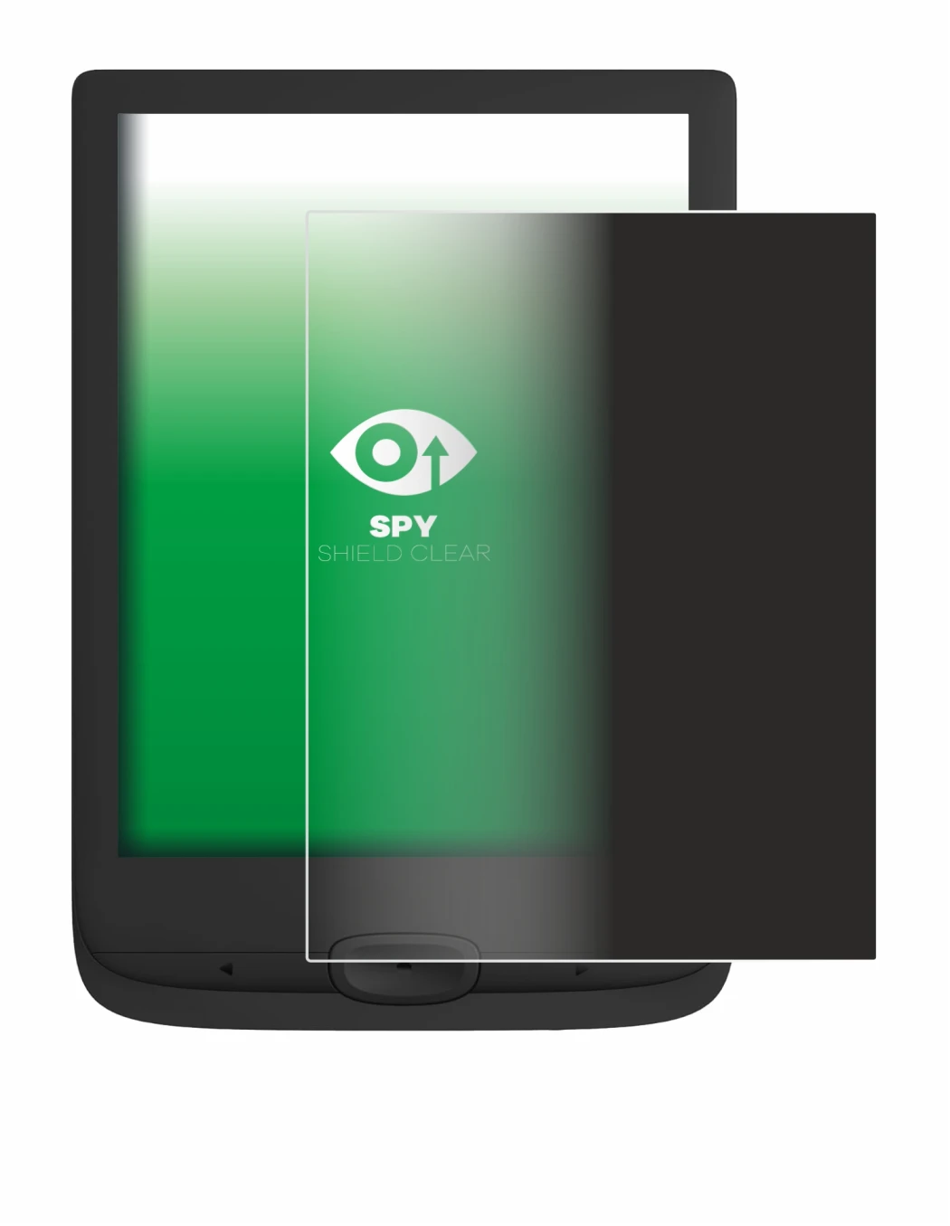 Abbildung des Geräts PocketBook Basic Lux 4 mit einer Vielzahl des Displayschutzes.