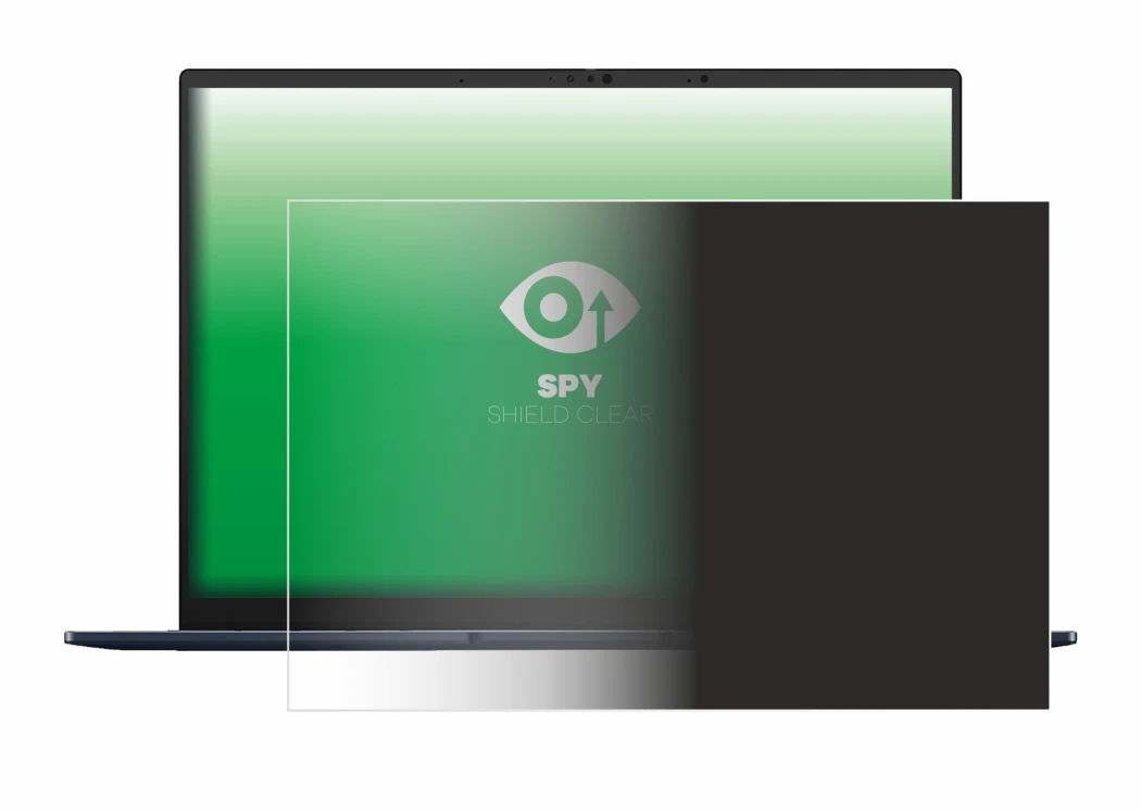 Abbildung des Geräts ASUS ZenBook 14 OLED UX3405 Non-Touch mit einer Vielzahl des Displayschutzes.