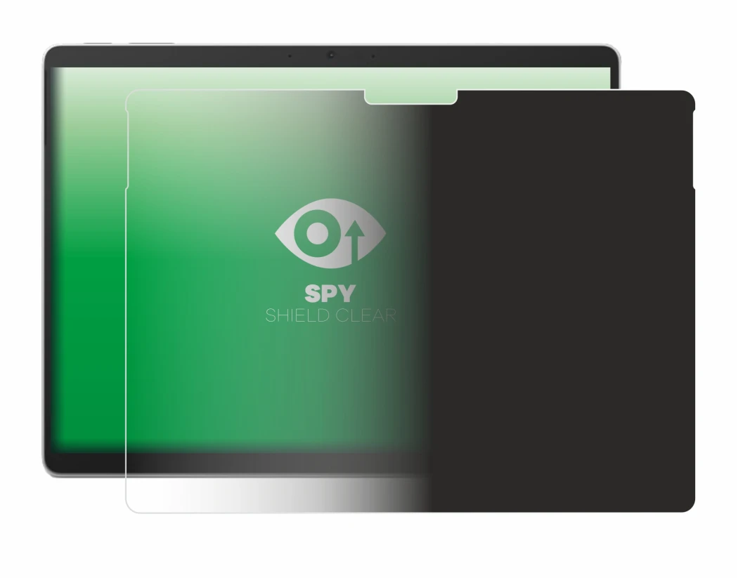 Abbildung des Geräts Microsoft Surface Pro 10 mit einer Vielzahl des Displayschutzes.