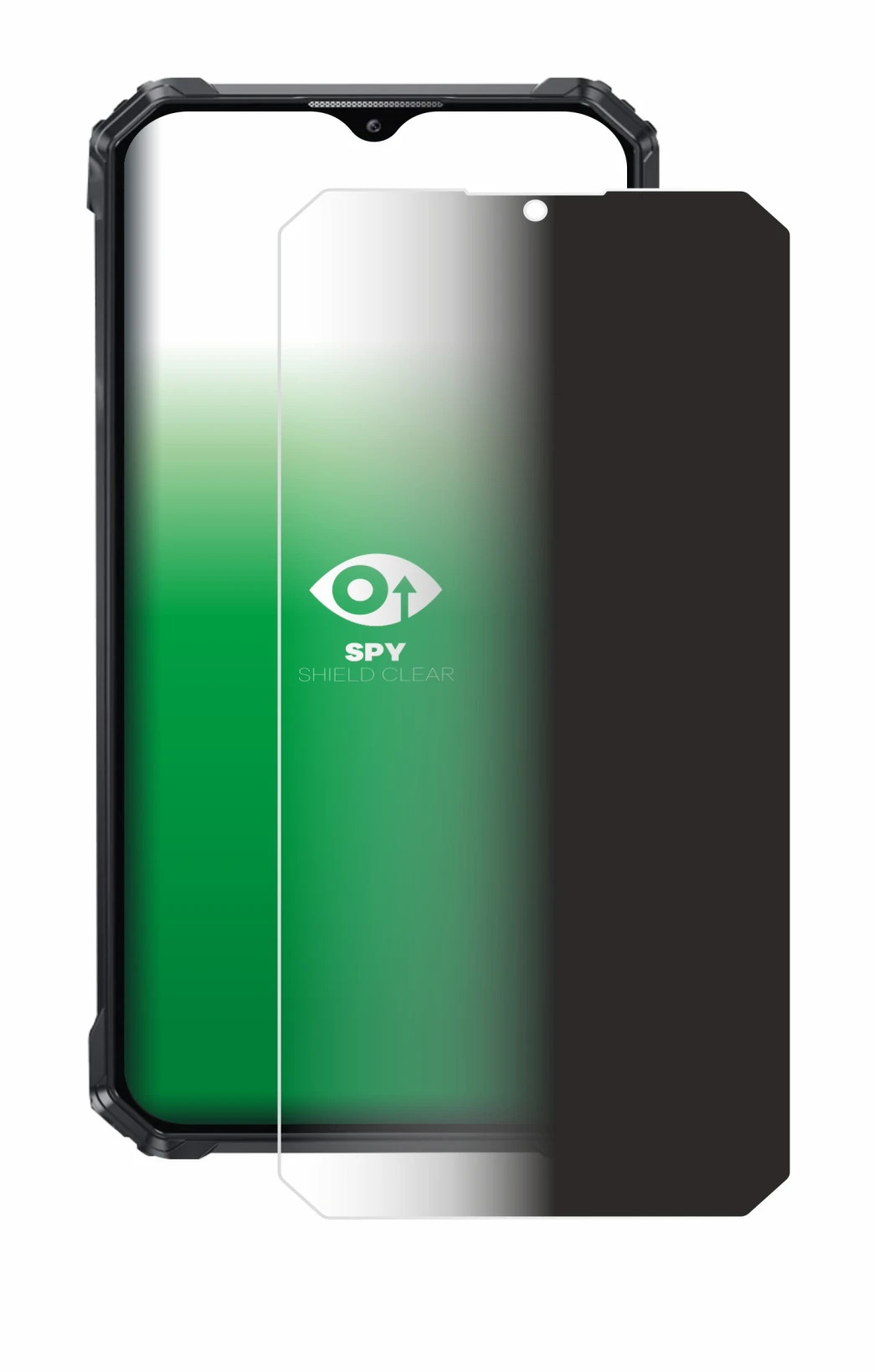 Abbildung des Geräts Oukitel WP36 mit einer Vielzahl des Displayschutzes.