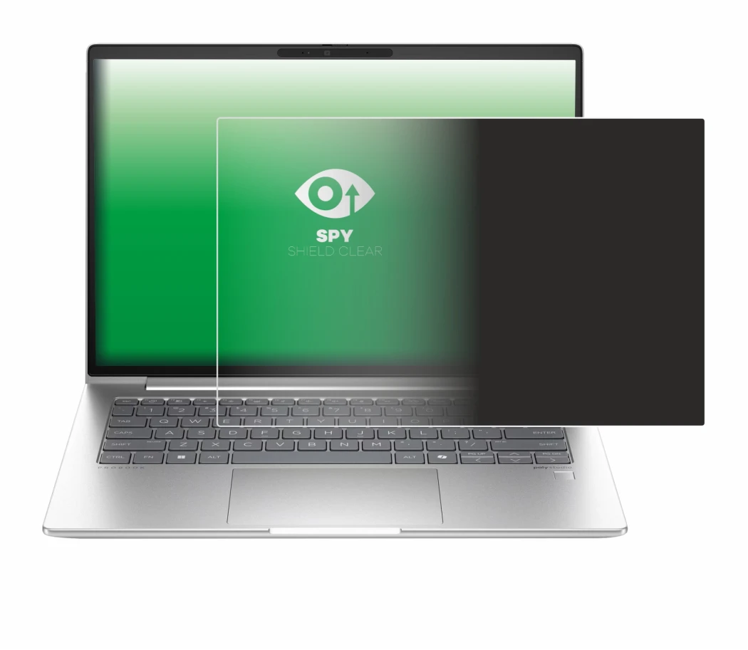 Abbildung des Geräts HP ProBook 440 G11 mit einer Vielzahl des Displayschutzes.