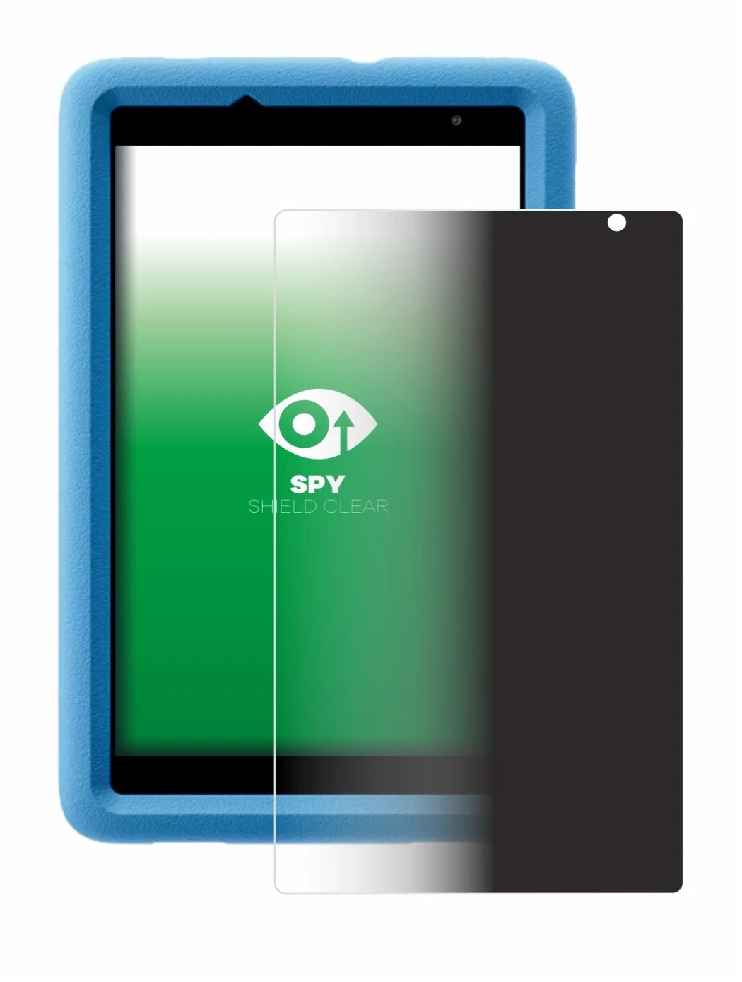 Abbildung des Geräts Blackview Tab A5 Kids mit einer Vielzahl des Displayschutzes.