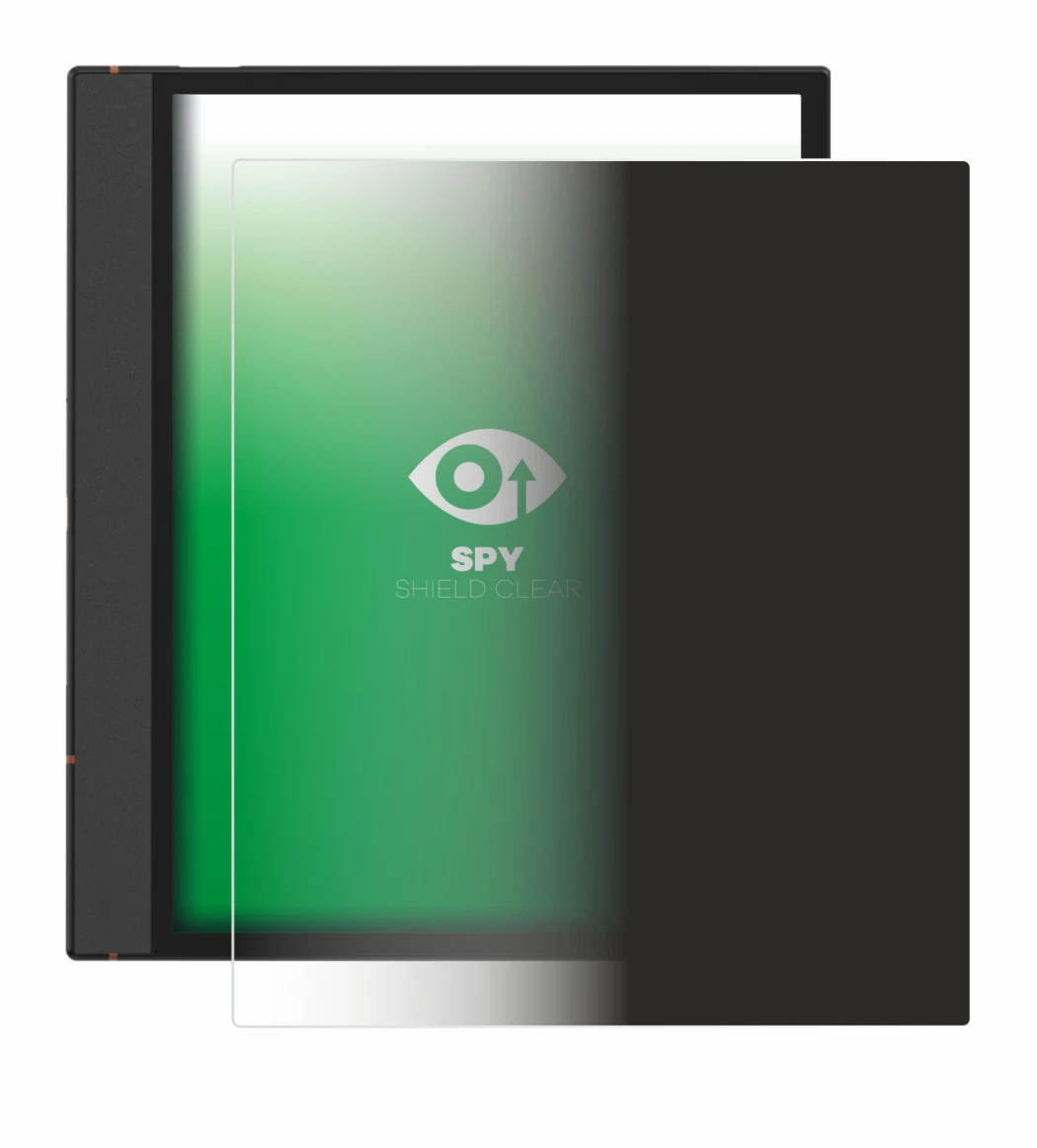 Abbildung des Geräts Boox Note Air 4 C mit einer Vielzahl des Displayschutzes.