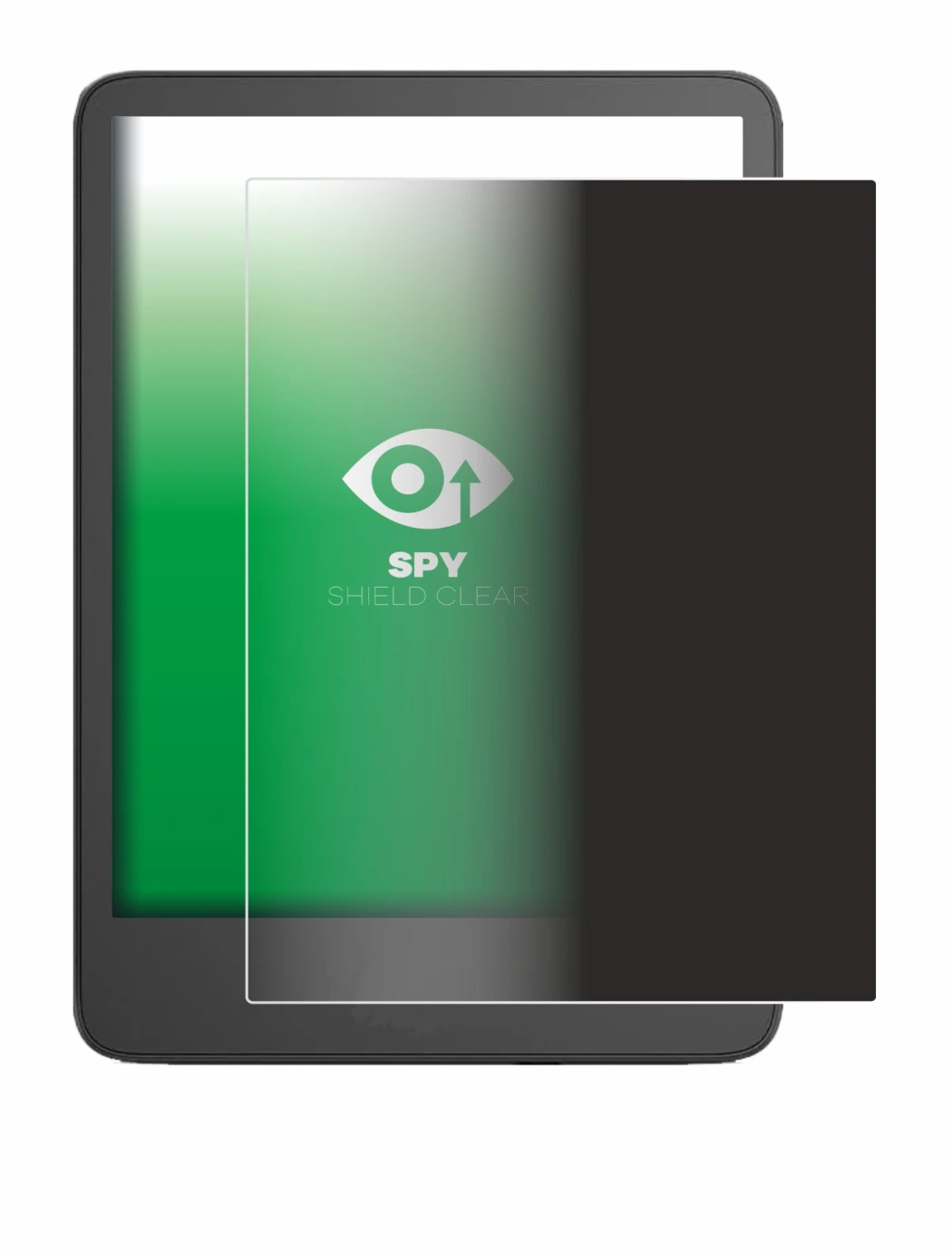 Abbildung des Geräts Amazon Kindle 2024 mit einer Vielzahl des Displayschutzes.