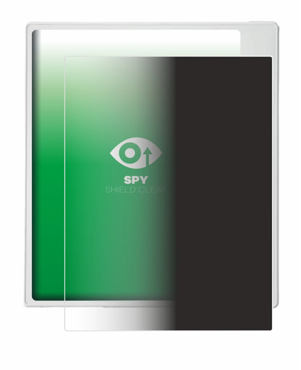 Abbildung des Geräts Boox Go Color 7 White Edition mit einer Vielzahl des Displayschutzes.