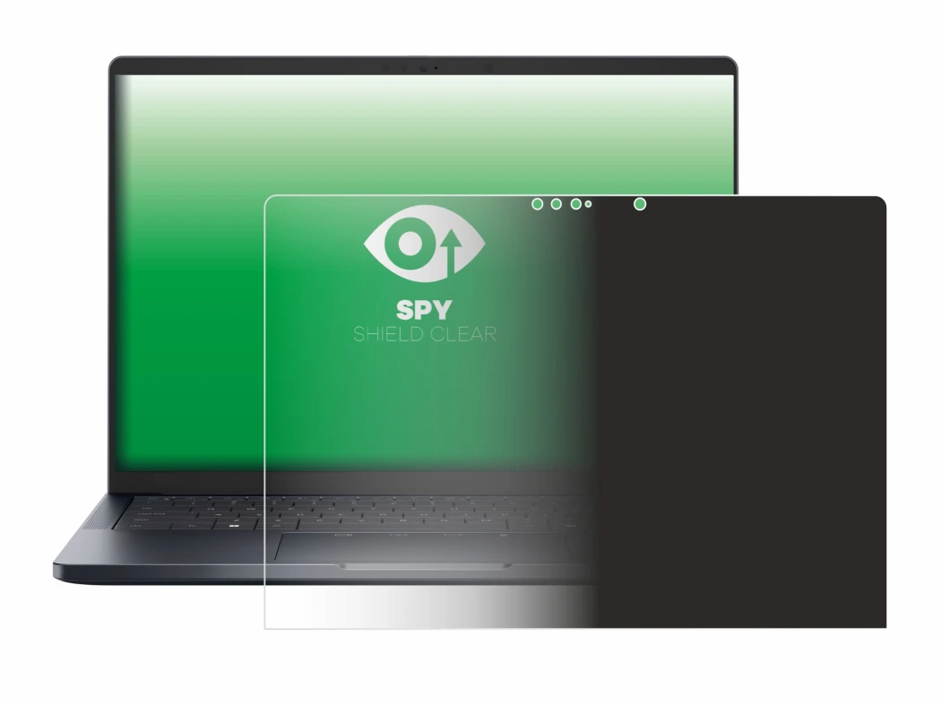 Abbildung des Geräts Dell Pro 14 Premium PA14250 Touch mit einer Vielzahl des Displayschutzes.