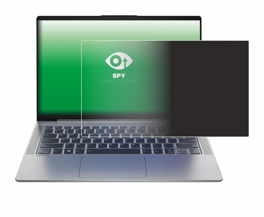 Abbildung des Geräts Lenovo IdeaPad 5 14ALC05 mit einer Vielzahl des Displayschutzes.