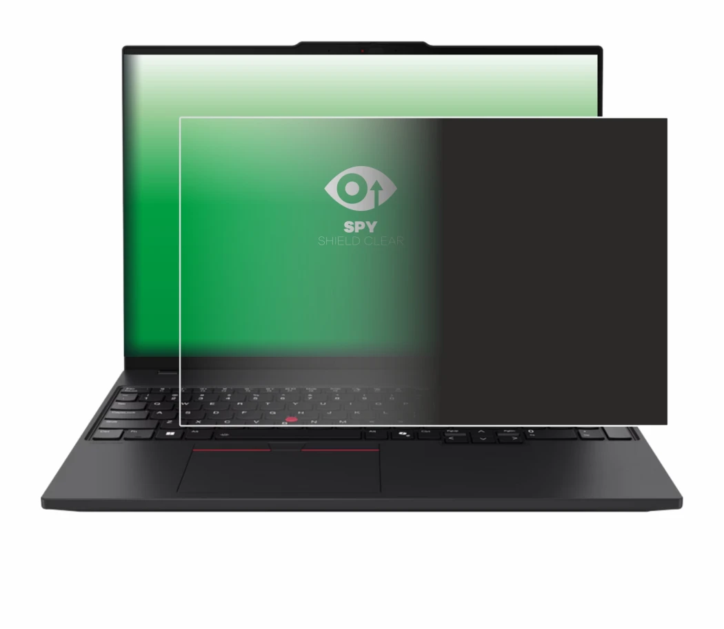Abbildung des Geräts Lenovo ThinkPad P16s Gen 4 mit einer Vielzahl des Displayschutzes.