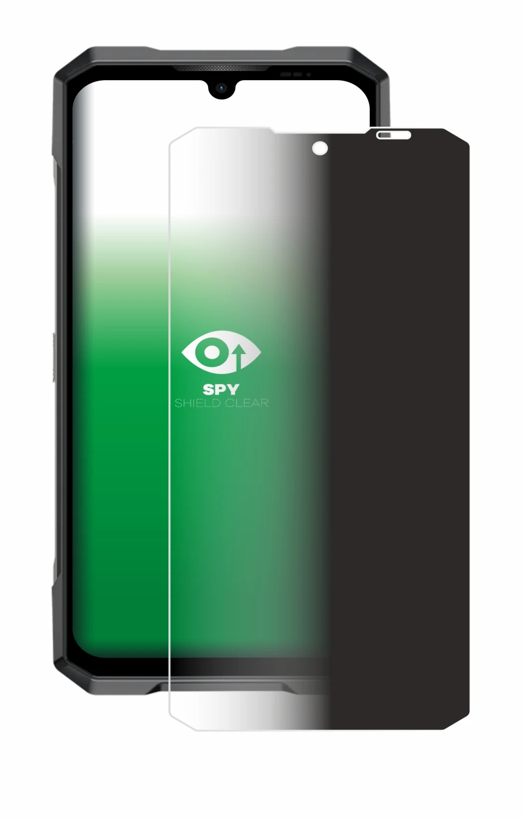 Abbildung des Geräts Doogee Blade GT Play mit einer Vielzahl des Displayschutzes.