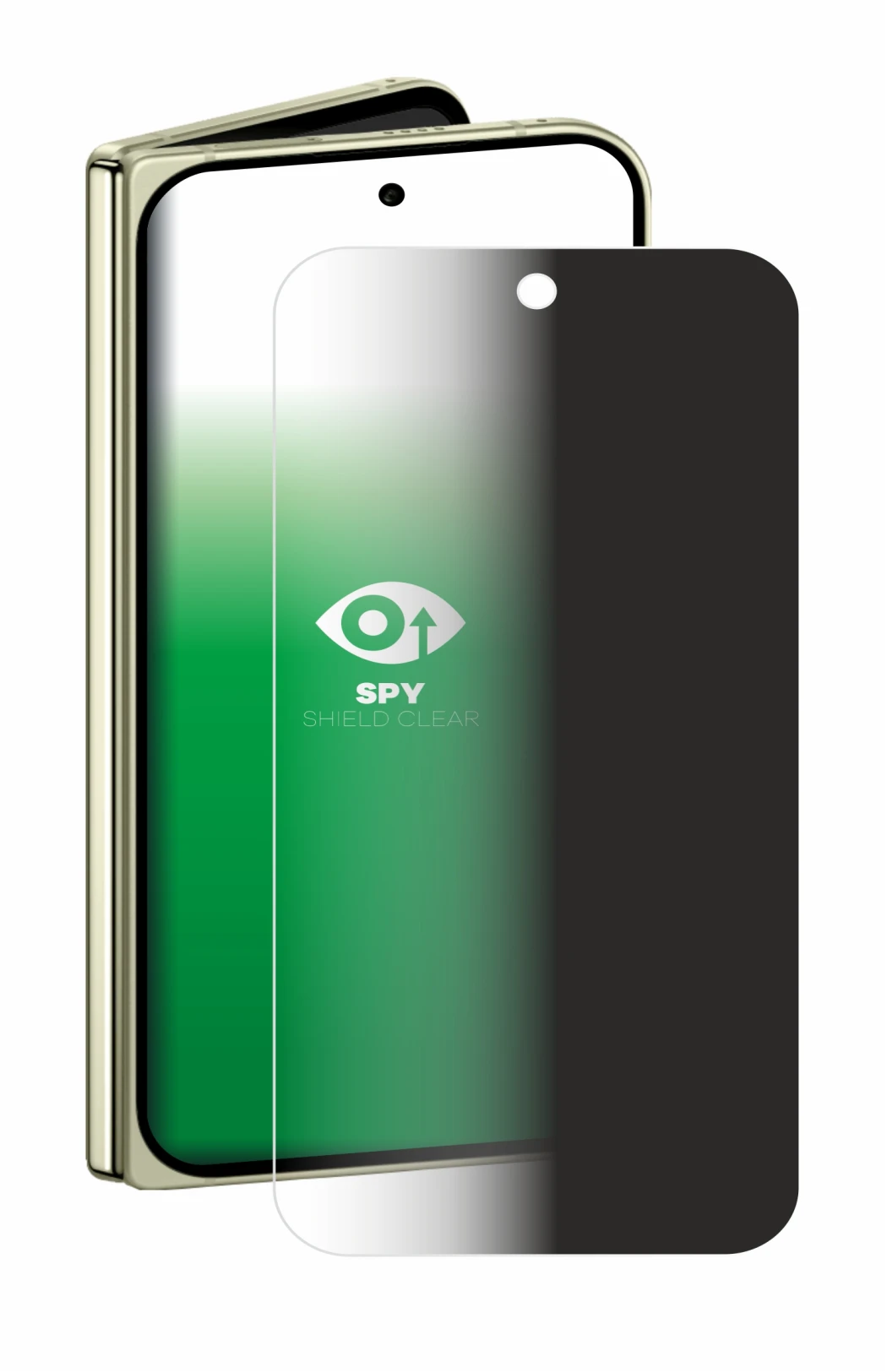 Abbildung des Geräts Google Pixel 10 Pro Fold mit einer Vielzahl des Displayschutzes.