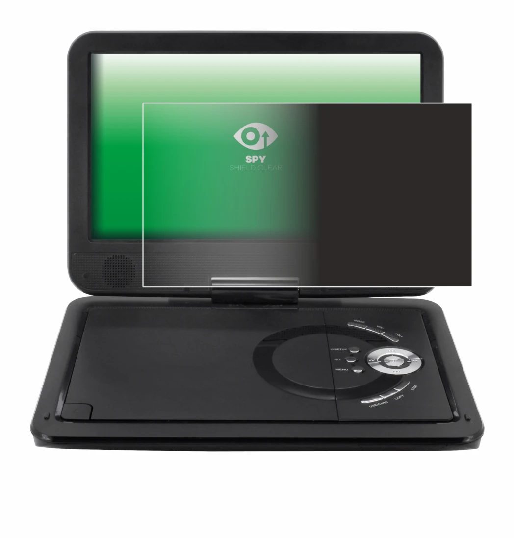 Abbildung des Geräts Soundmaster PDB1910SW DVD Player mit einer Vielzahl des Displayschutzes.