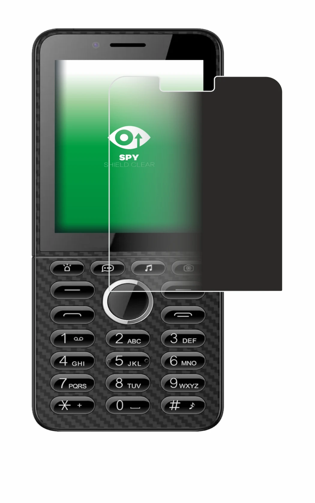 Abbildung des Geräts Energizer E288S mit einer Vielzahl des Displayschutzes.