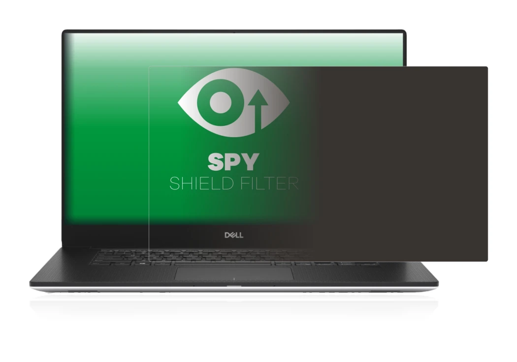 Abbildung des Geräts Dell Precision 5540 mit einer Vielzahl des Displayschutzes.