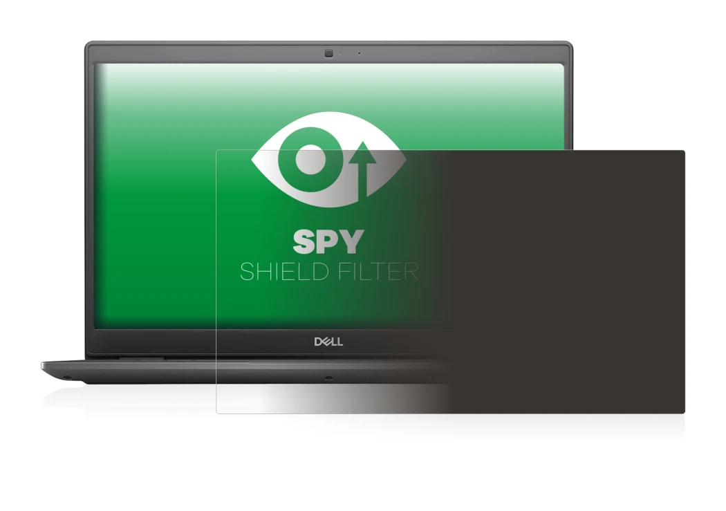 Abbildung des Geräts Dell Latitude 3510 mit einer Vielzahl des Displayschutzes.