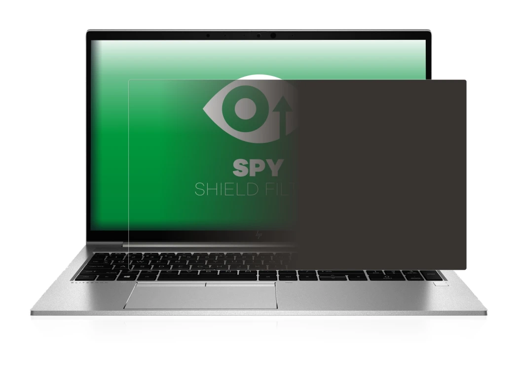 Abbildung des Geräts HP EliteBook 855 G7 Non-Touch mit einer Vielzahl des Displayschutzes.