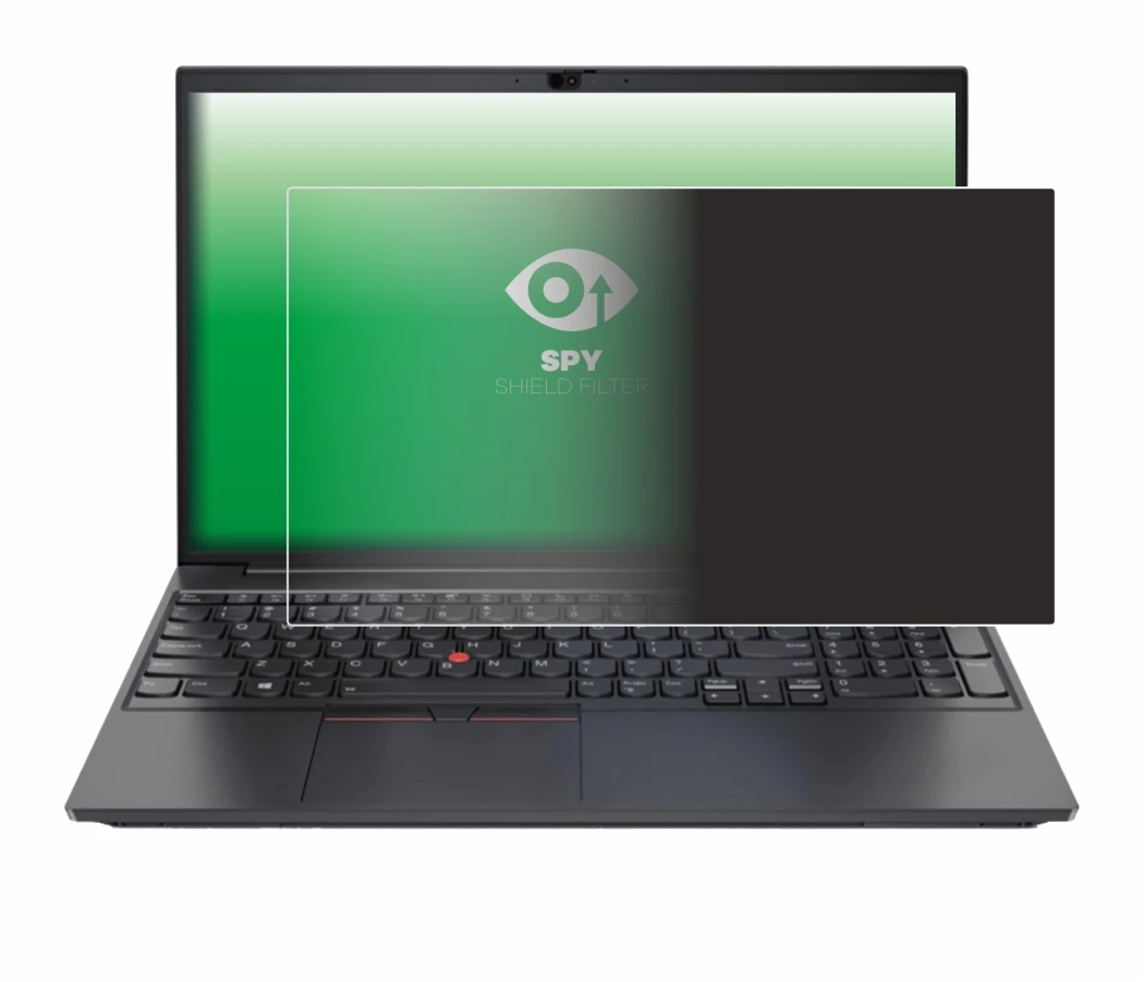 Abbildung des Geräts Lenovo ThinkPad E15 Gen 2 mit einer Vielzahl des Displayschutzes.