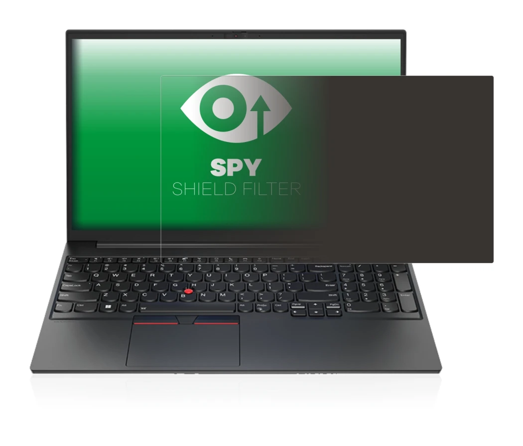 Abbildung des Geräts Lenovo ThinkPad E15 Gen 4 mit einer Vielzahl des Displayschutzes.
