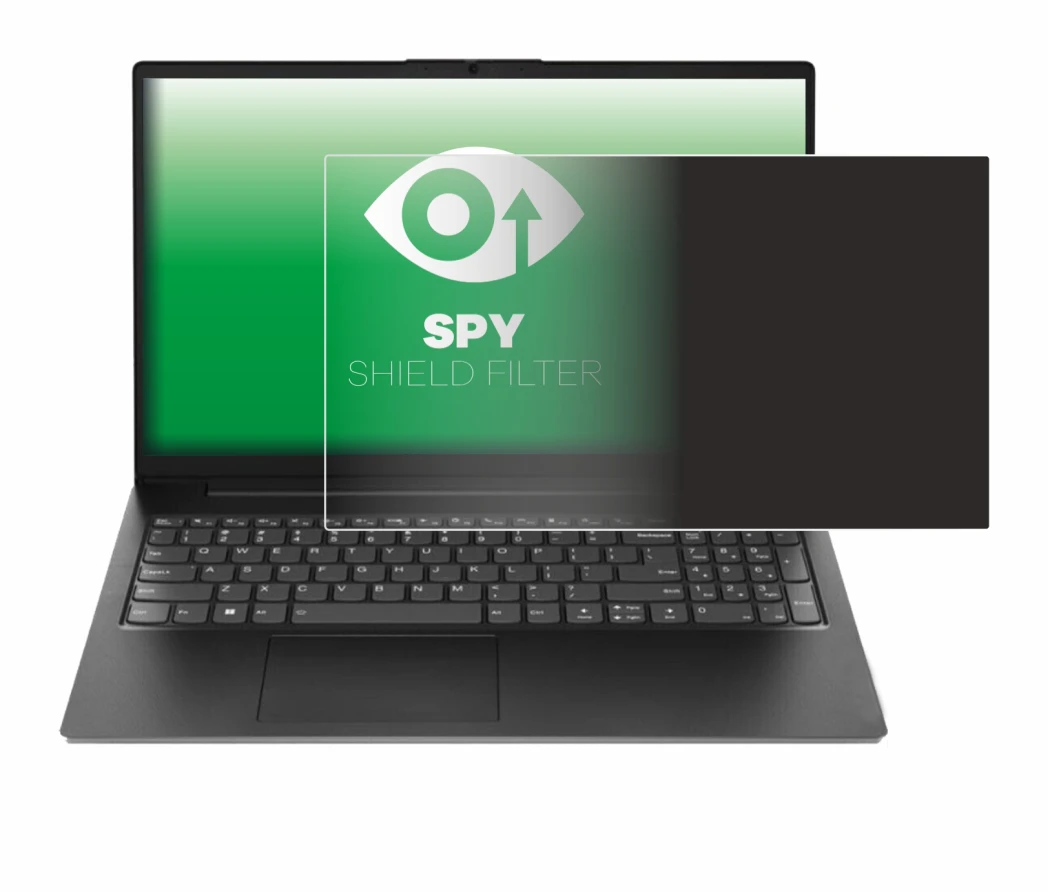 Abbildung des Geräts Lenovo V15 Gen 4 AMN mit einer Vielzahl des Displayschutzes.