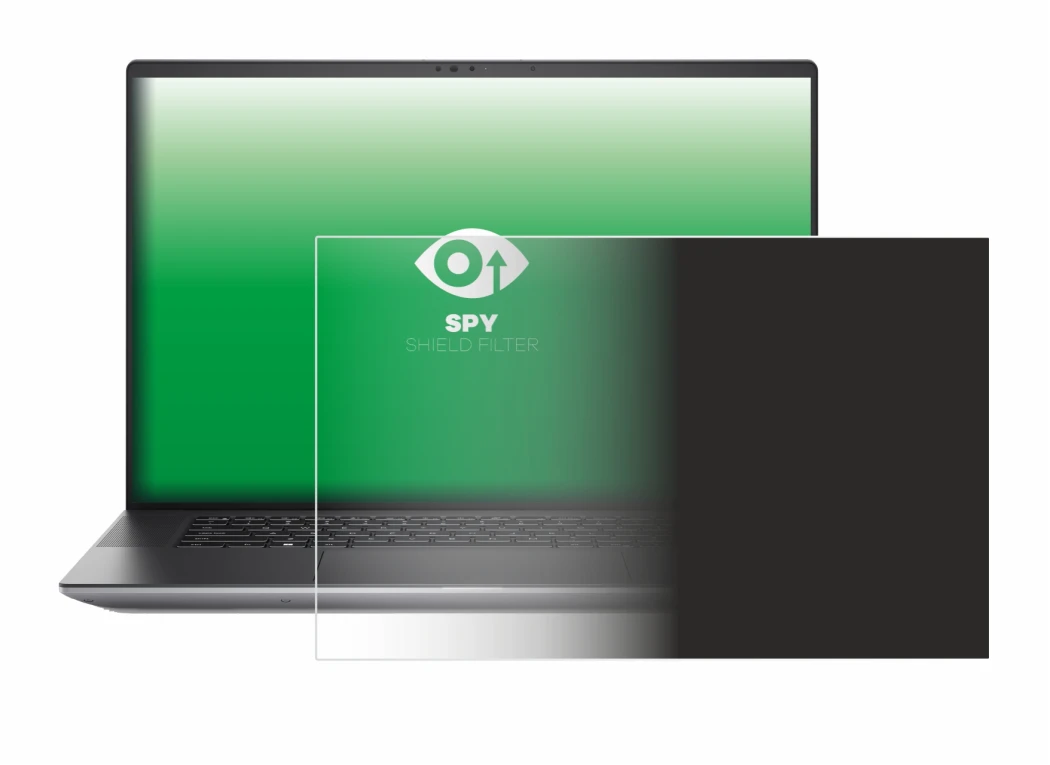 Abbildung des Geräts Dell Precision 5680 Workstation mit einer Vielzahl des Displayschutzes.