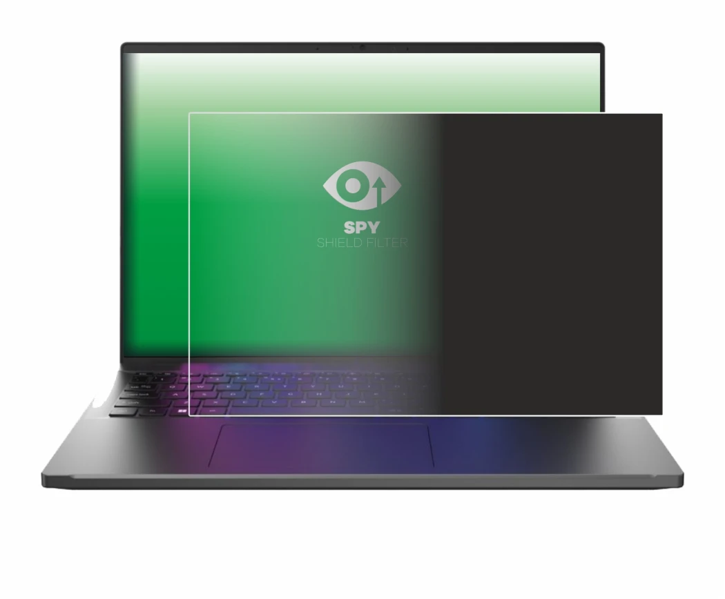 Abbildung des Geräts Acer Swift Go 16 mit einer Vielzahl des Displayschutzes.