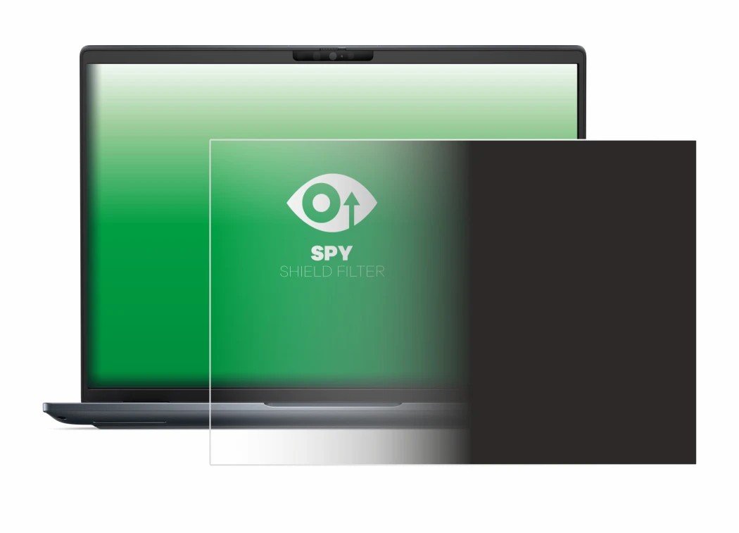 Abbildung des Geräts Dell Latitude 7450 Laptop mit einer Vielzahl des Displayschutzes.