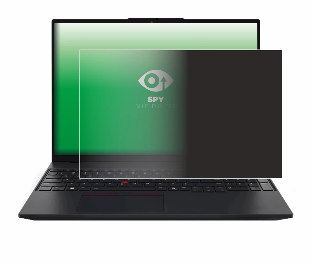 Abbildung des Geräts Lenovo ThinkPad L16 Gen 1 mit einer Vielzahl des Displayschutzes.