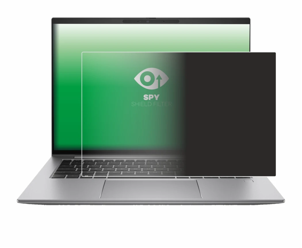 Abbildung des Geräts HP Zbook Firefly 14 G11 mit einer Vielzahl des Displayschutzes.