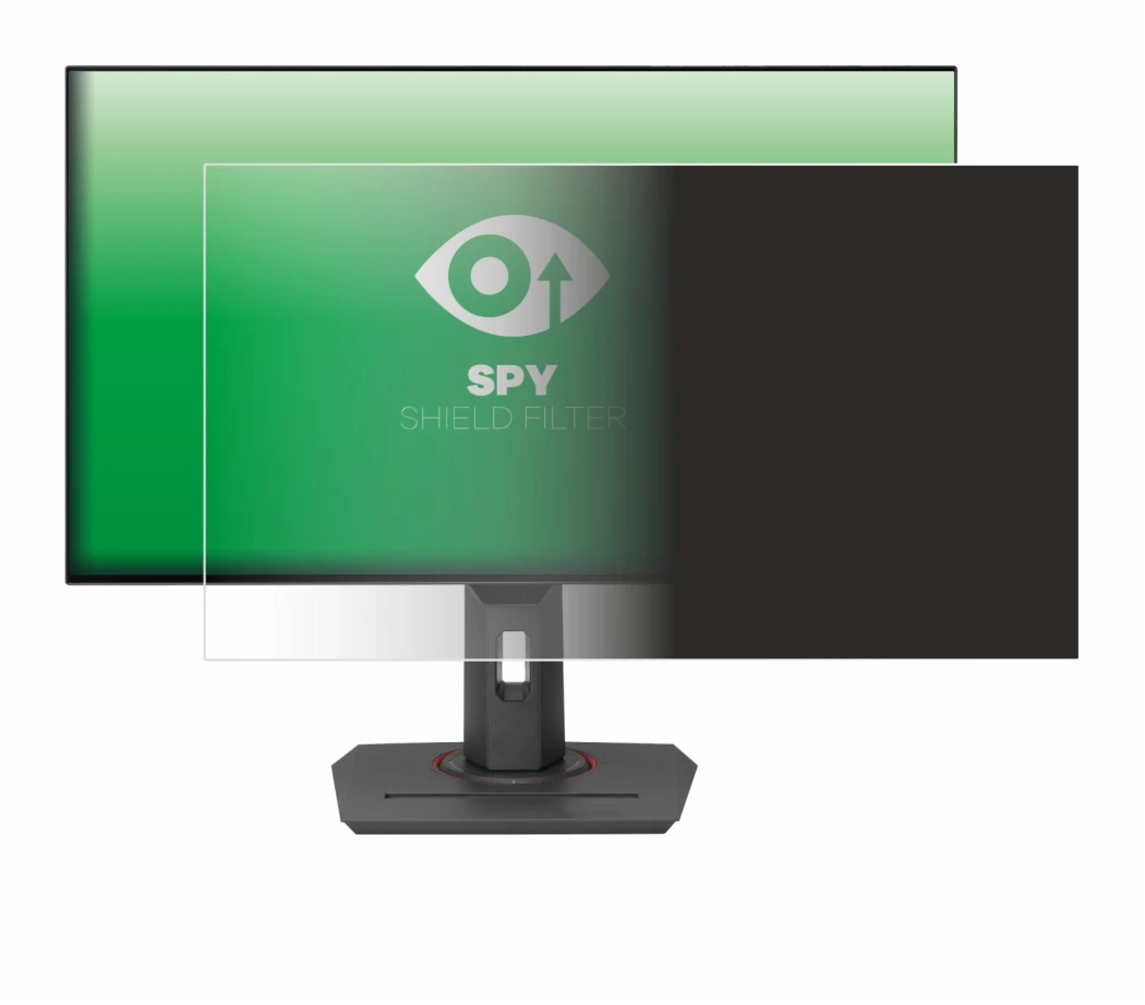 Abbildung des Geräts ASUS ROG Strix XG27AQDMG Gen 2 mit einer Vielzahl des Displayschutzes.