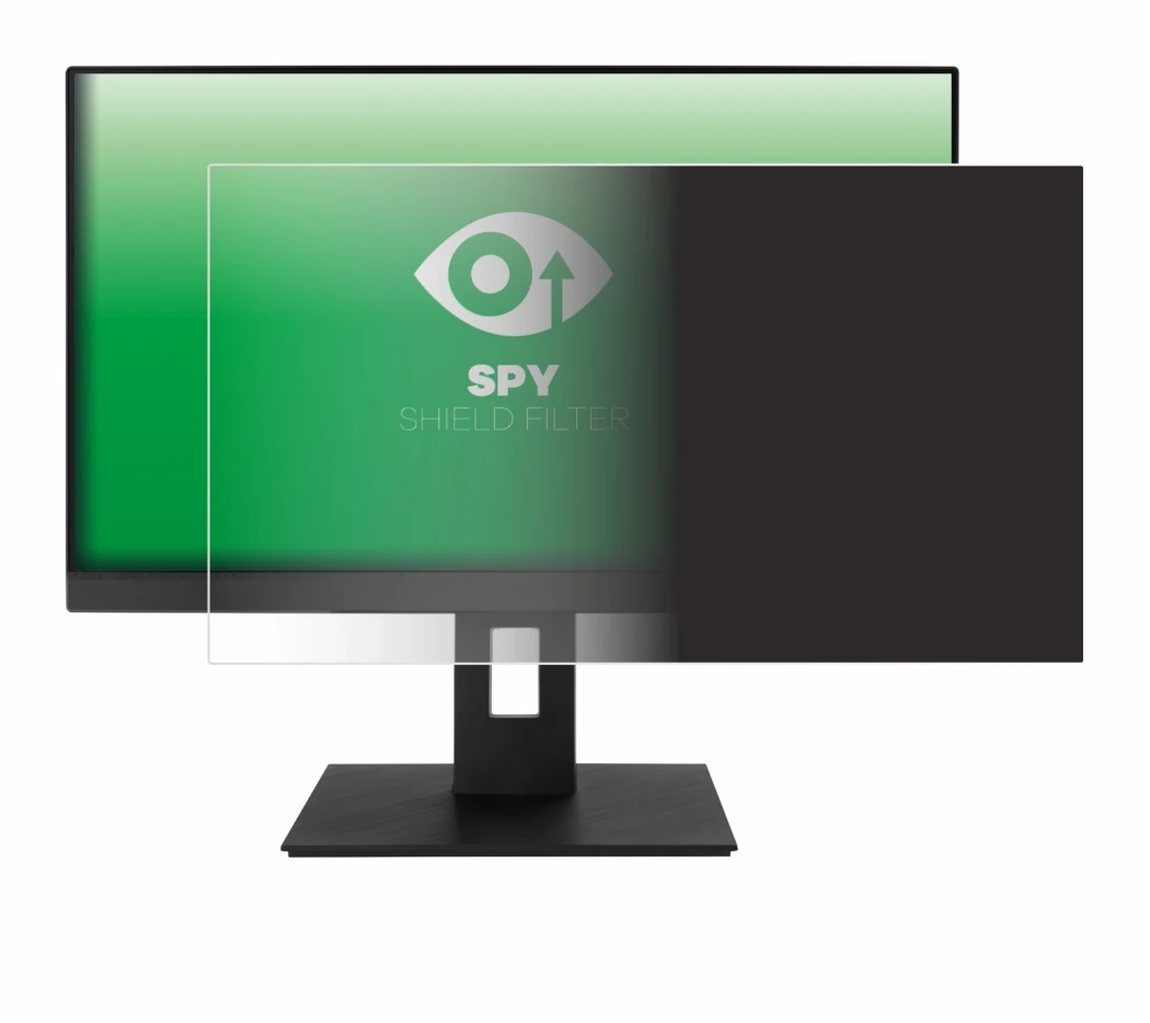 Abbildung des Geräts ASUS BE24EQSB mit einer Vielzahl des Displayschutzes.