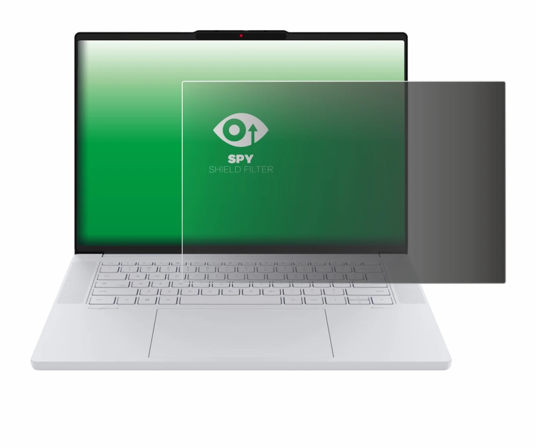 Abbildung des Geräts Lenovo Googlebook 15 mit einer Vielzahl des Displayschutzes.