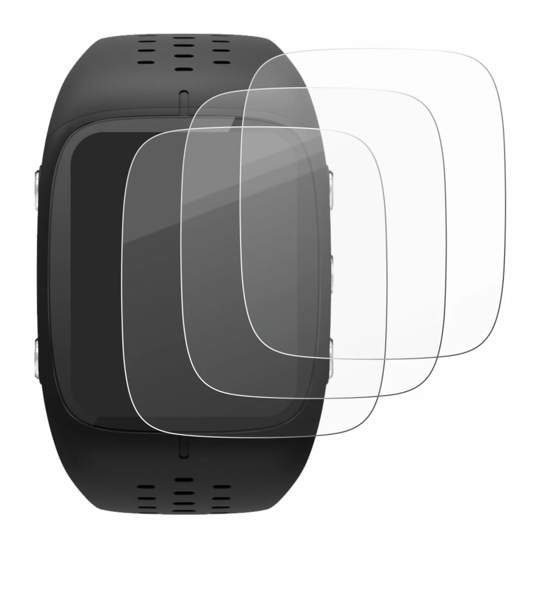 Abbildung des Geräts Polar M430 mit einer Vielzahl des Displayschutzes.