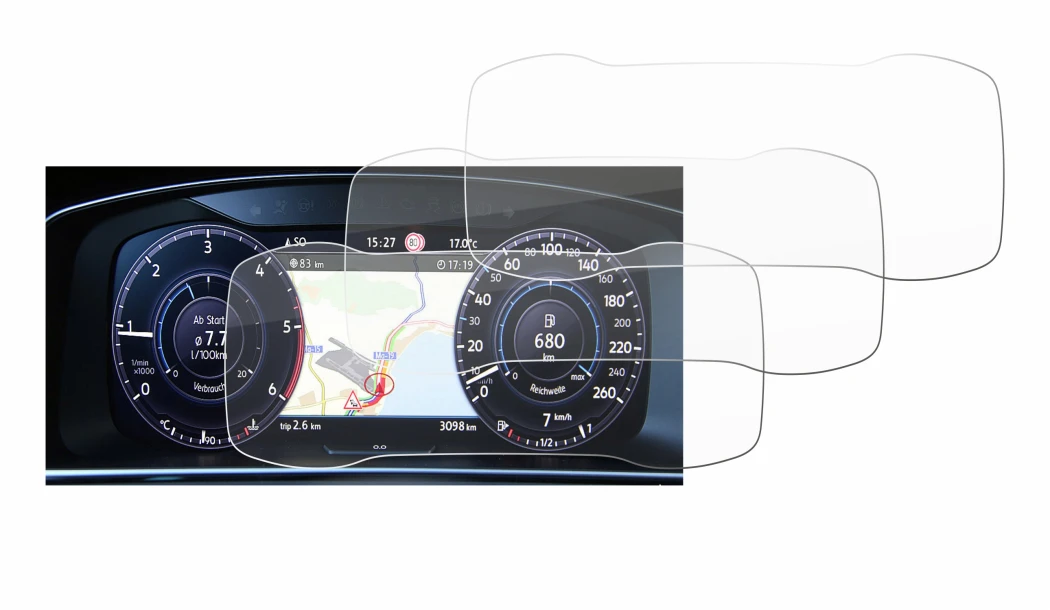 Abbildung des Geräts Volkswagen Golf 7 Active Info Chockpit 12.3