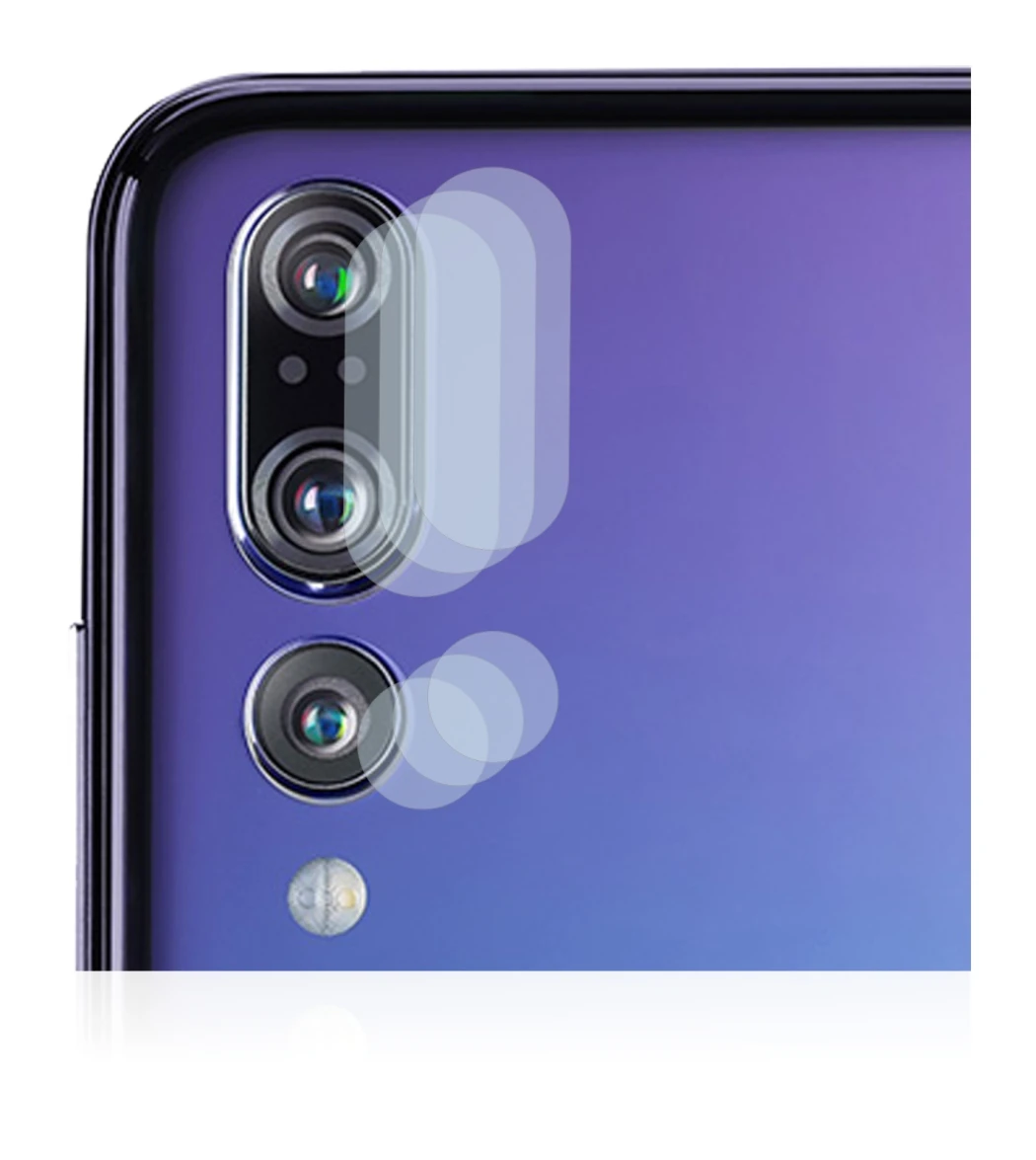 Abbildung des Geräts Huawei P20 Pro (NUR Kameraschutz) mit einer Vielzahl des Displayschutzes.