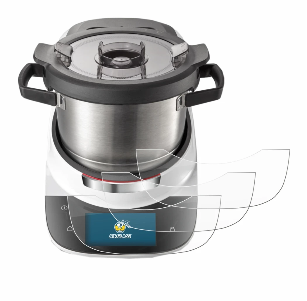 Abbildung des Geräts Bosch Cookit mit einer Vielzahl des Displayschutzes.