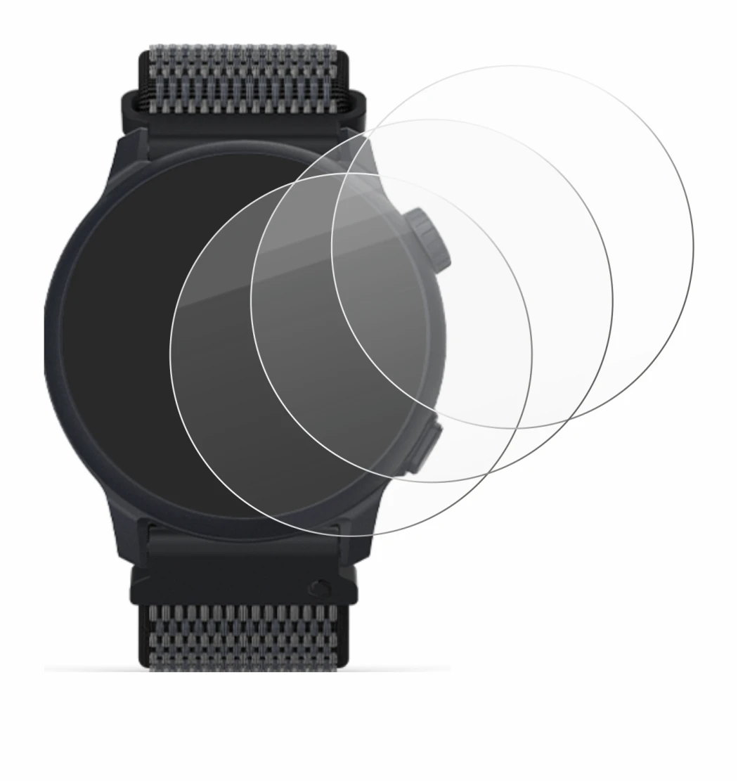 Abbildung des Geräts Coros Pace 2 mit einer Vielzahl des Displayschutzes.
