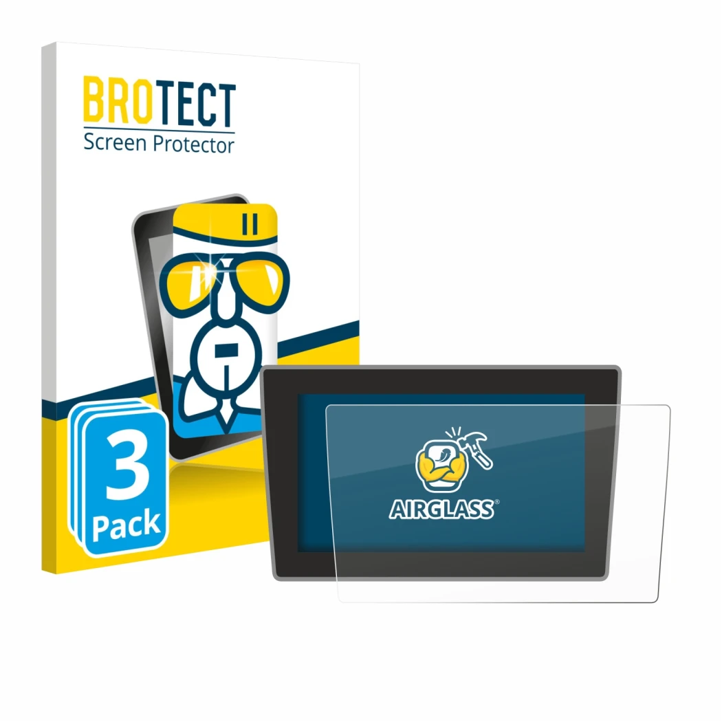 Vorderseite einer Produktverpackung mit dem Markenlogo BROTECT. Daneben ist das Gerät Volkswagen Arteon Shooting Brake 2021 Di