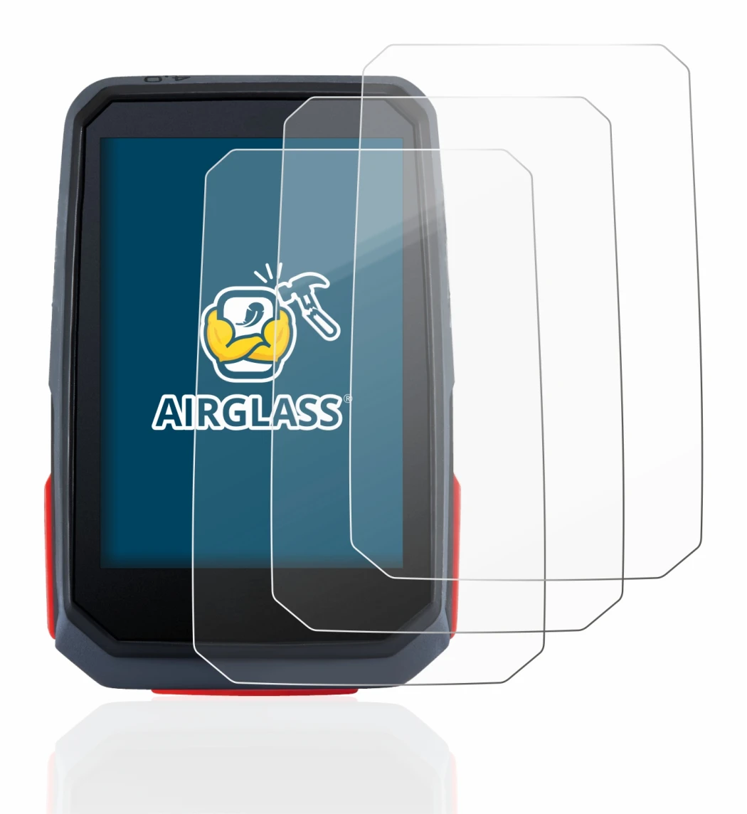 Abbildung des Geräts Sigma ROX 4.0 mit einer Vielzahl des Displayschutzes.